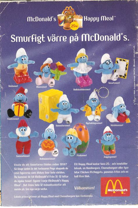 Smurfarna Årssmurfar Mcdonalds Happy Meal Figur Wiki Fandom