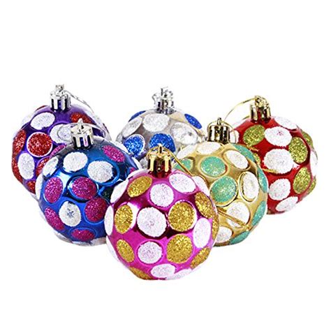 Polka Dot Christmas Ornaments