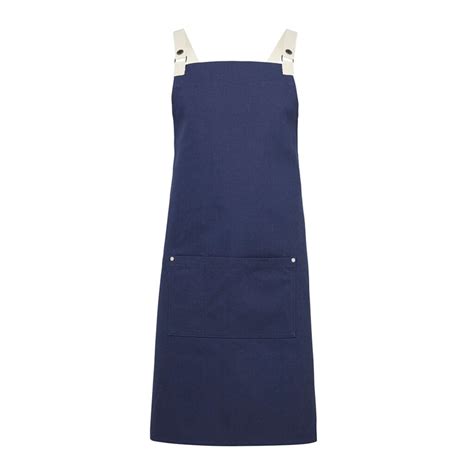 Chef Works Byron Cross Back Apron Navy Nnt Uniforms