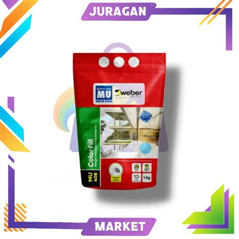 Jual Mortar Utama Mu Colorfill Pengisi Nat Keramik Kg Shopee