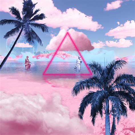 Vaporwave Pink Planet On Behance