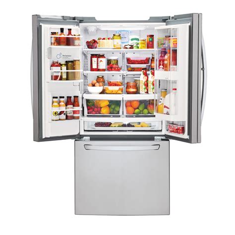 Refrigerador Lg De 25 French Door Con Congelador Inferior Color