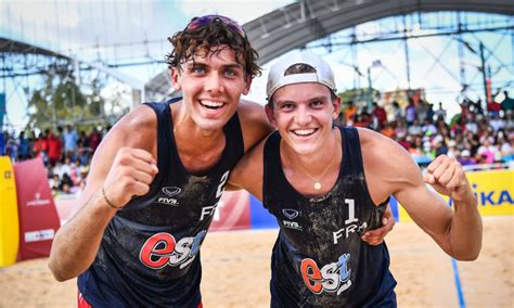 Beach volley Arthur Canet et Téo Rotar dans le dernier carré de l