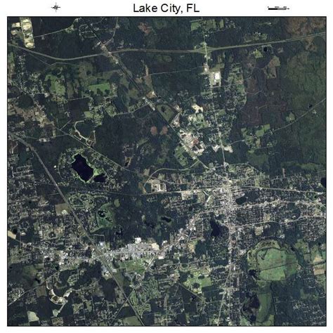 Aerial Photography Map Of Lake City Fl Florida