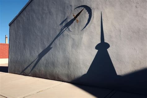 Premium AI Image | Shadow of gnomon pointing to noon on sundial