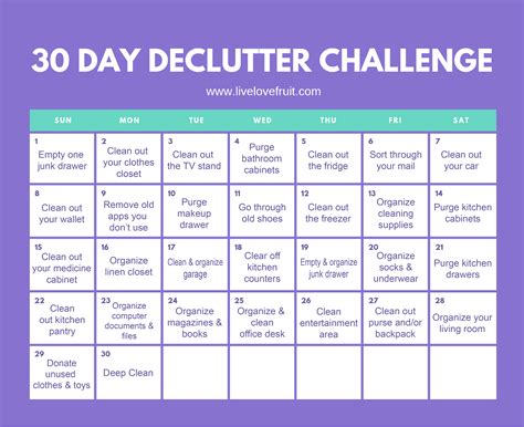 Boost Your Mental Health By Taking This 30 Day Declutter Challenge