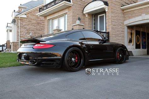 Porsche 911 Turbo Black Wallpaper