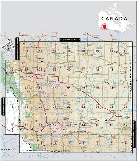 Backroad Mapbooks Outdoor Recreation Guides: Southern Alberta (SOAB ...