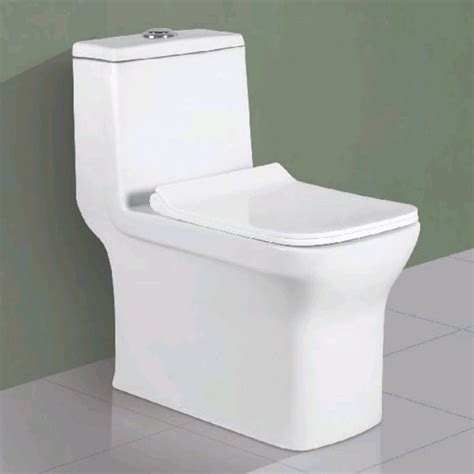 White Ceramic One Piece Toilet Seat Washdown Floor Mounted At Rs 5500