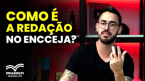 Como é a redação no Encceja YouTube