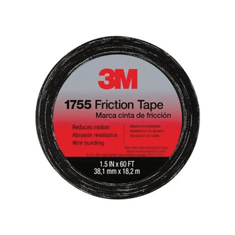 M S Friction Tape Temflex W X Ft L Black Cotton