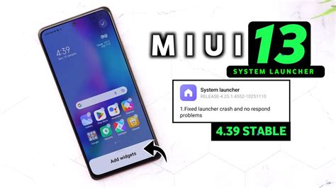 Stable Miui New System Launcher Update Youtube