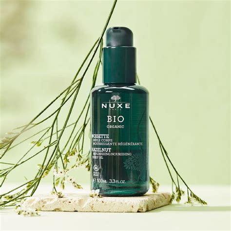 Nuxe BIO ORGANIC Huile Corps Nourrissante Régénérante 100ml Noisette