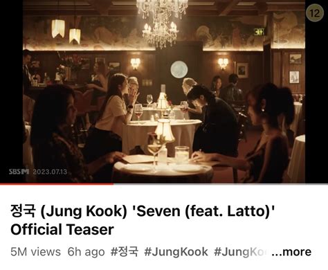 Golden Jk Universe On Twitter The Mv Teaser For Seven By Jungkook Has