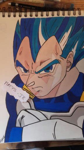 Dessin De Vegeta Ultra Blue Dragon Ball France Amino