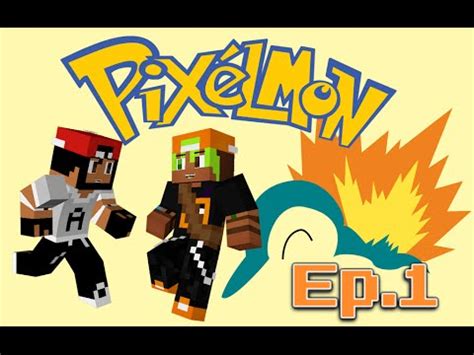 Lets Play Pixelmon Ep Cyndaquil I Choose You Youtube