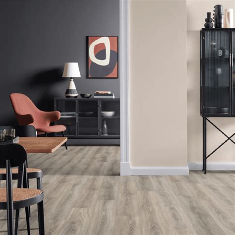 Wood Grain Texture 7mm AC3 Grey Oak Laminate Flooring DFD