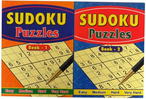 Large Sudoku Challenge Books Book 1 And 2 Each 152 Pages Office 2