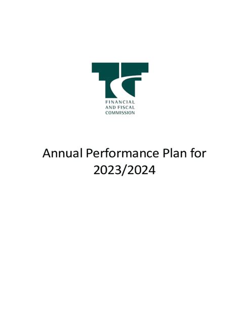 Fillable Online Pmg Org Annual Performance Plan For Fiscal Year 2023