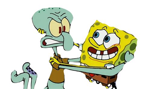 Spongebob And Squidward By Dracoawesomeness On Deviantart