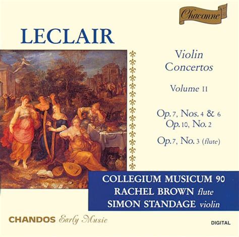 Jean Marie Leclair Violinkonzerte Op 7 Nr 4 6 Op 10 Nr 1 CD Jpc