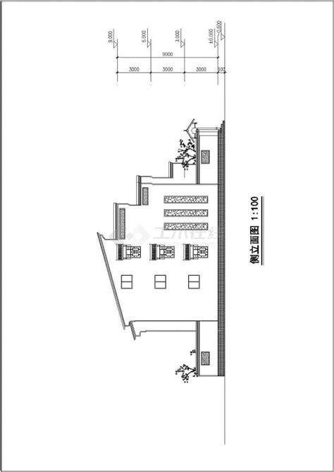 多层住宅总体平面图的完整cad图纸住宅小区土木在线