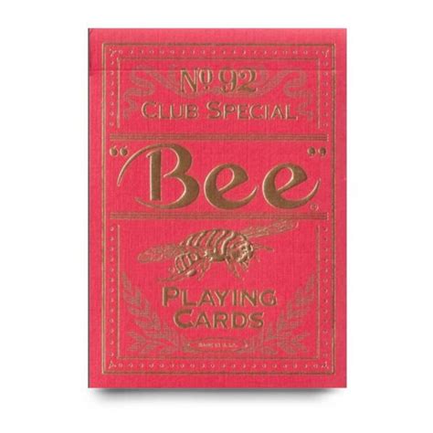 Bee Premium Club Special Golden Red - Collection playing cards