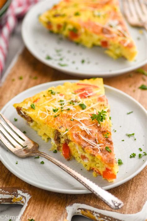 Frittata Easy To Make Simple Joy