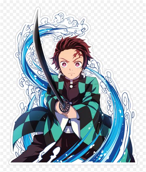 Tanjiro Kamado Anime Decal Sticker Tanjiro Kamado Png Demon Slayer