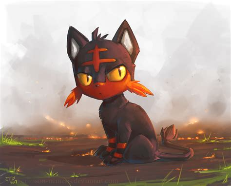 Litten By Crimson Nemesis On Deviantart