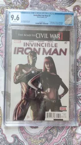 Cgc Invincible Iron Man 7 1a Aparição De Riri Williams MercadoLivre