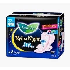 Jual Pembalut Laurier Relax Night Wing Cm Isi Shopee Indonesia