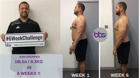 How Sams Loses 18lbs In 6 Week Transformation Challenge Body Transformation Centre