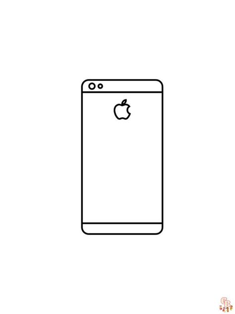 Iphone Coloring Page