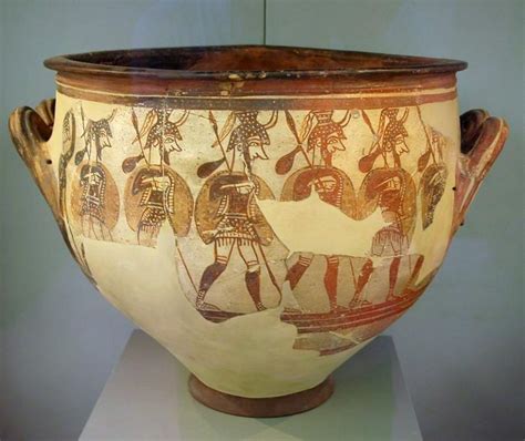 Mycenaean Warrior Vase Denisaanang