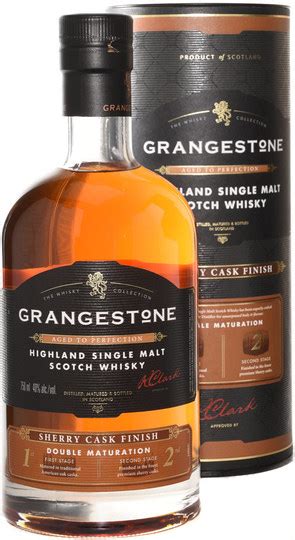 The Grangestone Double Cask Matured Sherry Cask Finish Single Malt