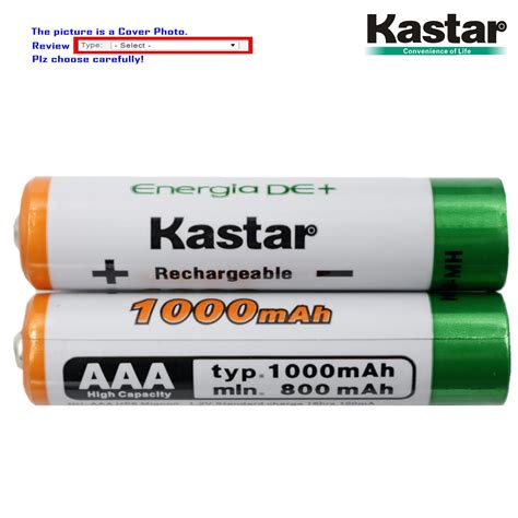 Kastar 1 2V 1000mAh Ni MH AAA Battery For Sennheiser RS130 RS 130 RS160