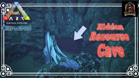 Hidden Underwater Resource Cave Ark Olympus Guide Youtube