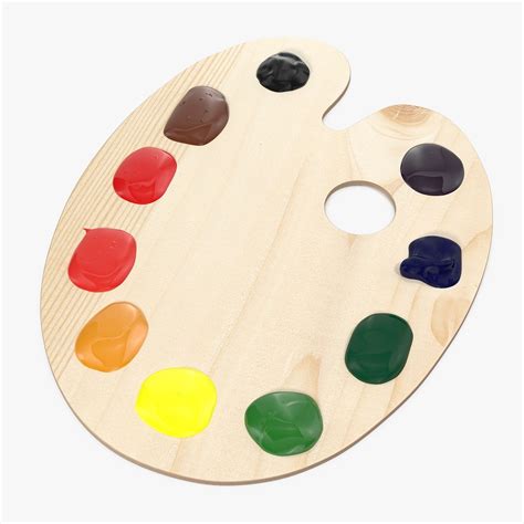 Wooden Palette With Color Paint 3D Model $29 - .3ds .c4d .fbx .ma .obj .psd .max - Free3D