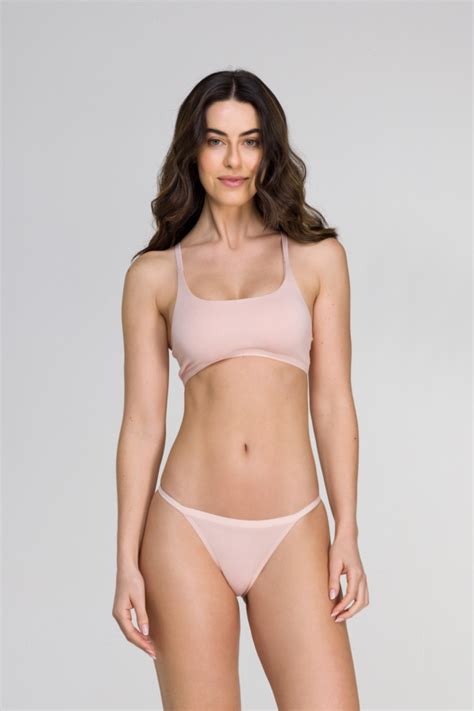 Calcinha String Em Viscose Sol Nude Jescri Lingerie De Qualidade E