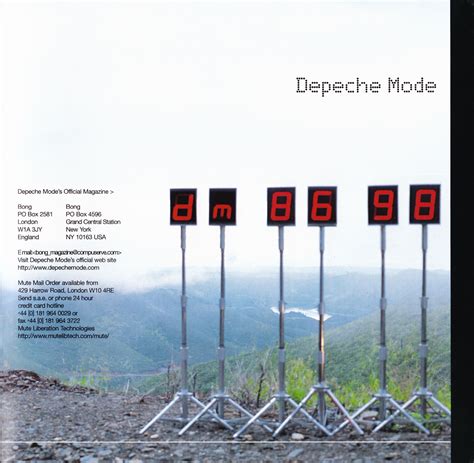 Depeche Mode The Singles 8698 1998