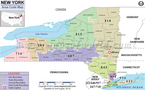 New York State Zip Code Map - Printable Map