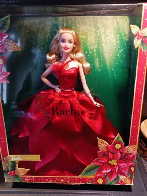 MATTEL POUPEE Barbie Blonde Signature Noel 2022 Neuve EUR 42 00