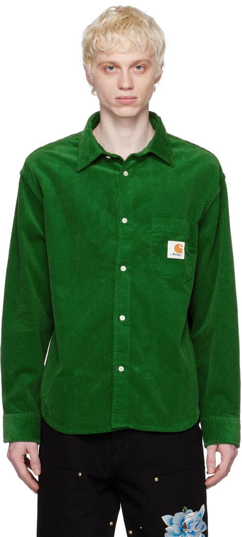 Awake Ny Green Carhartt Wip Edition Shirt Ssense Canada