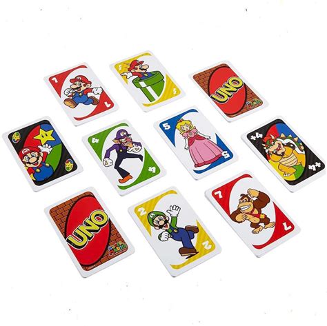 Uno Super Mario Bros Jogo De Cartas Mattel Eua Delivery Games