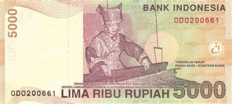 Rp 5000 Tahun 2001 ~ Galeri Uang Rupiah Indonesia