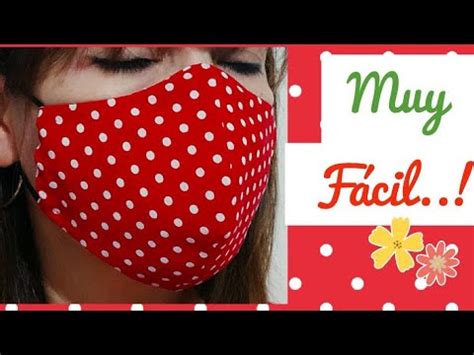 Como Hacer Un Cubreboca Casero Tapabocas De Tela F Cil Face Mask