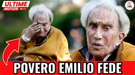 EMILIO FEDE IN LACRIME Sono disperato non pensavo di finire così la