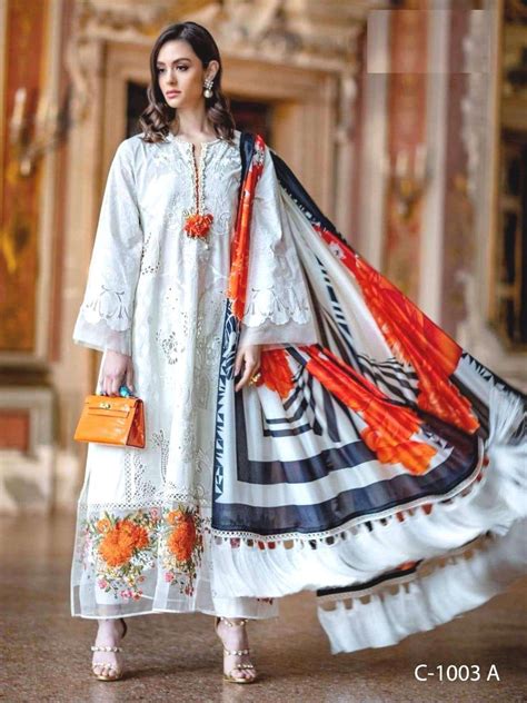 Pakistani Lawn Suits Designs Discount