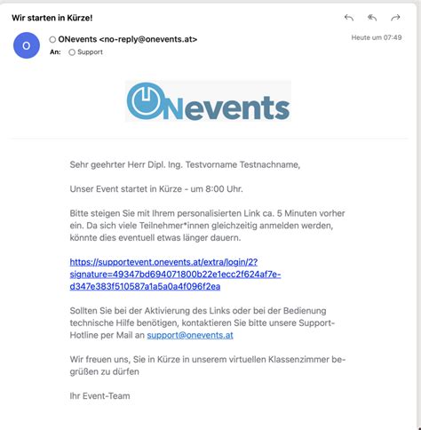 Wie Schreibe Ich Eine Reminder Mail Onevents Deine Eventplattform